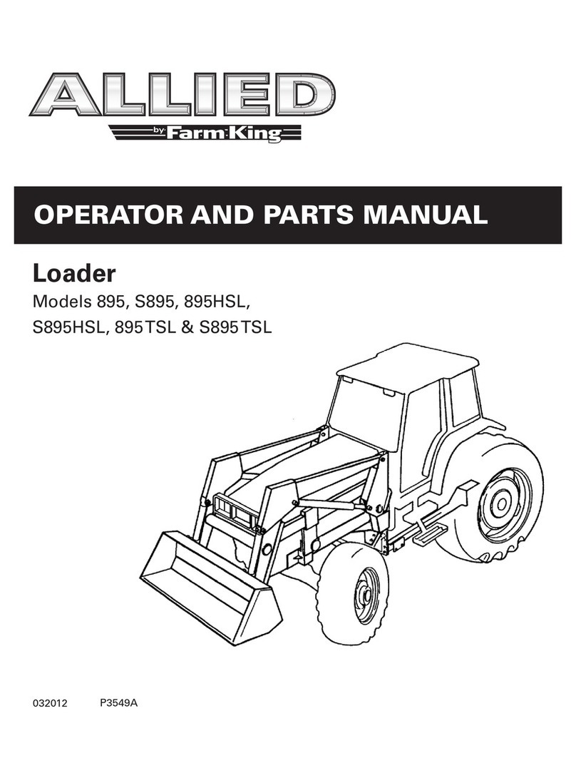 Allied 895 TSL Operator and parts manual