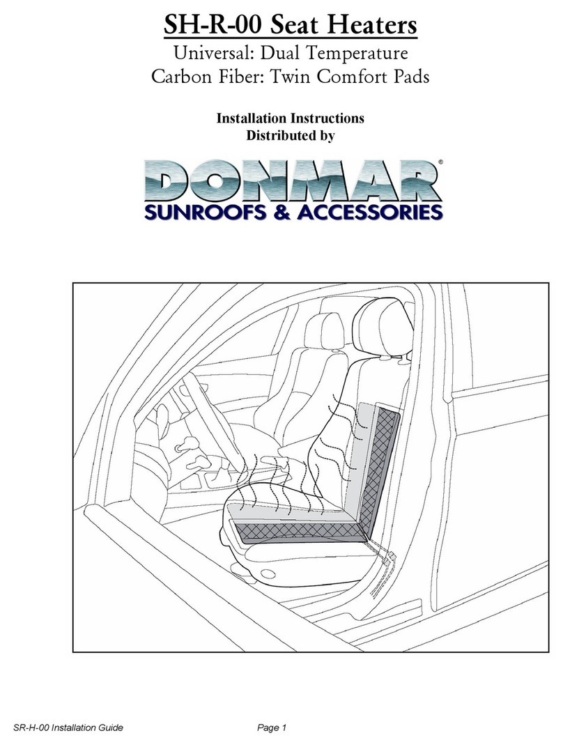 Donmar SH-R-00 installation instructions
