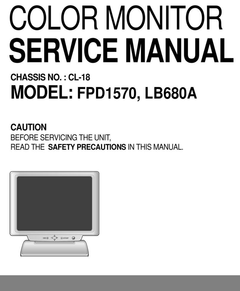 LG FPD1570 User manual