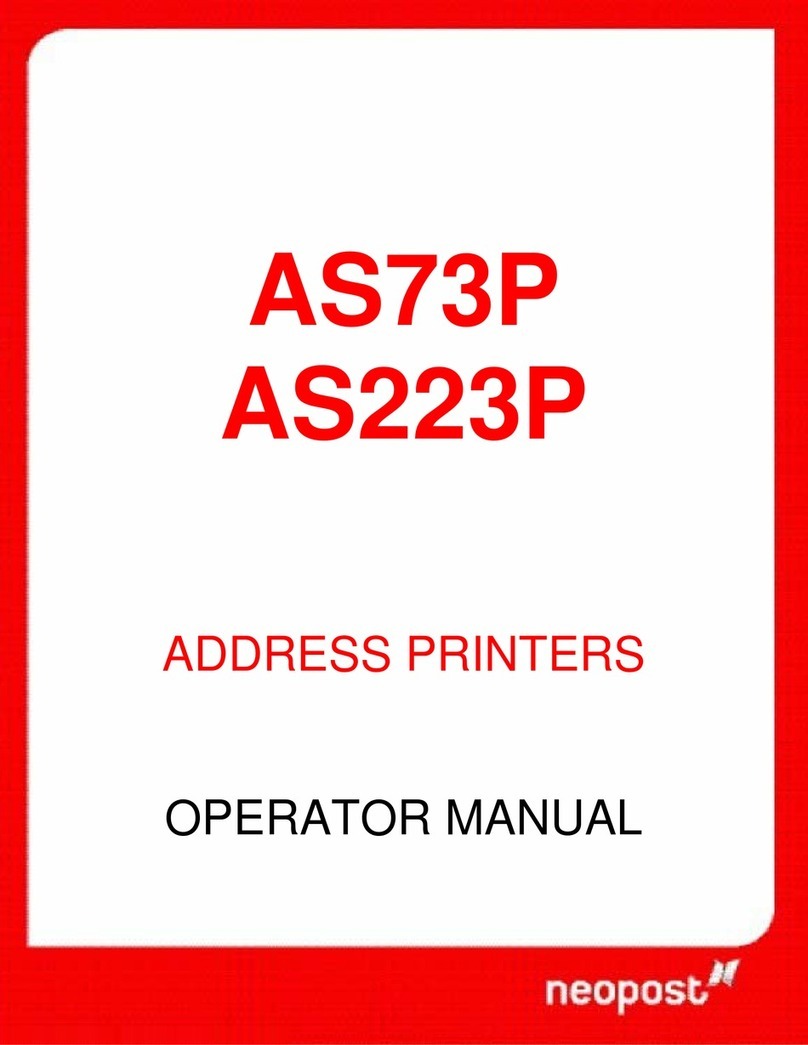Neopost AS73P User manual