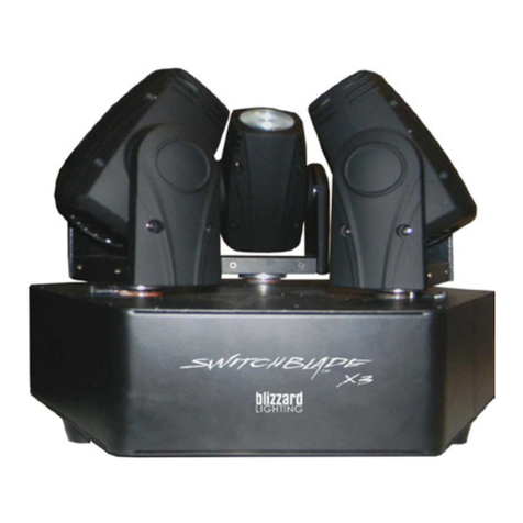 Blizzard Lighting Switch Blade X3 User manual
