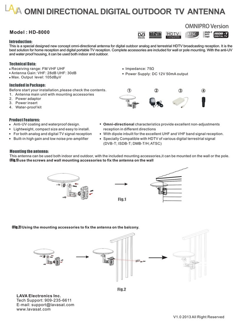 Lava Electronics OMNIPRO HD-8000 manual