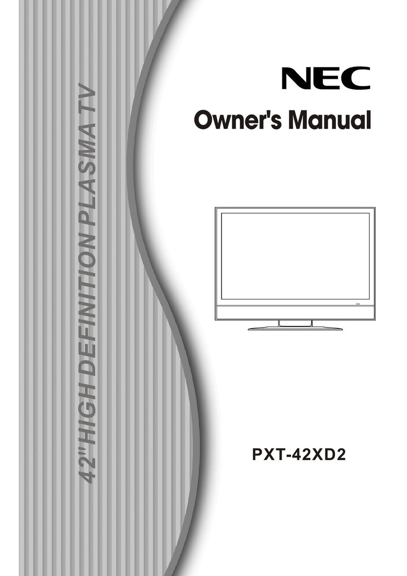 NEC PXT-42XD2 User manual