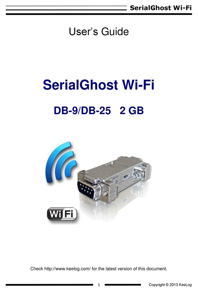 KeeLog SerialGhost DB-9 User manual