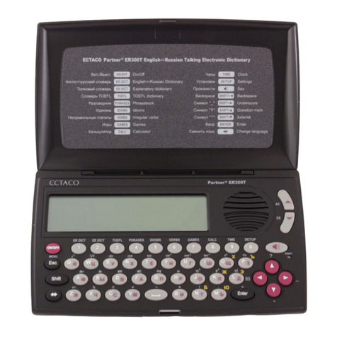 Ectaco Partner ER300T user manual