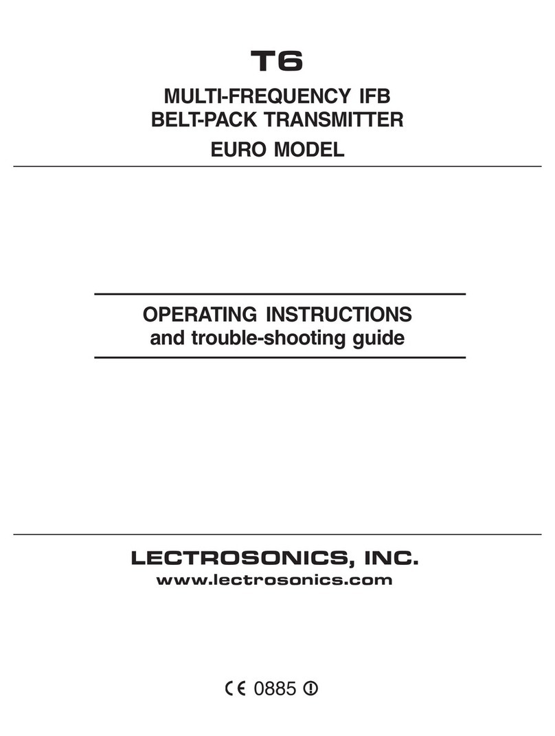 Lectrosonics T6 User manual
