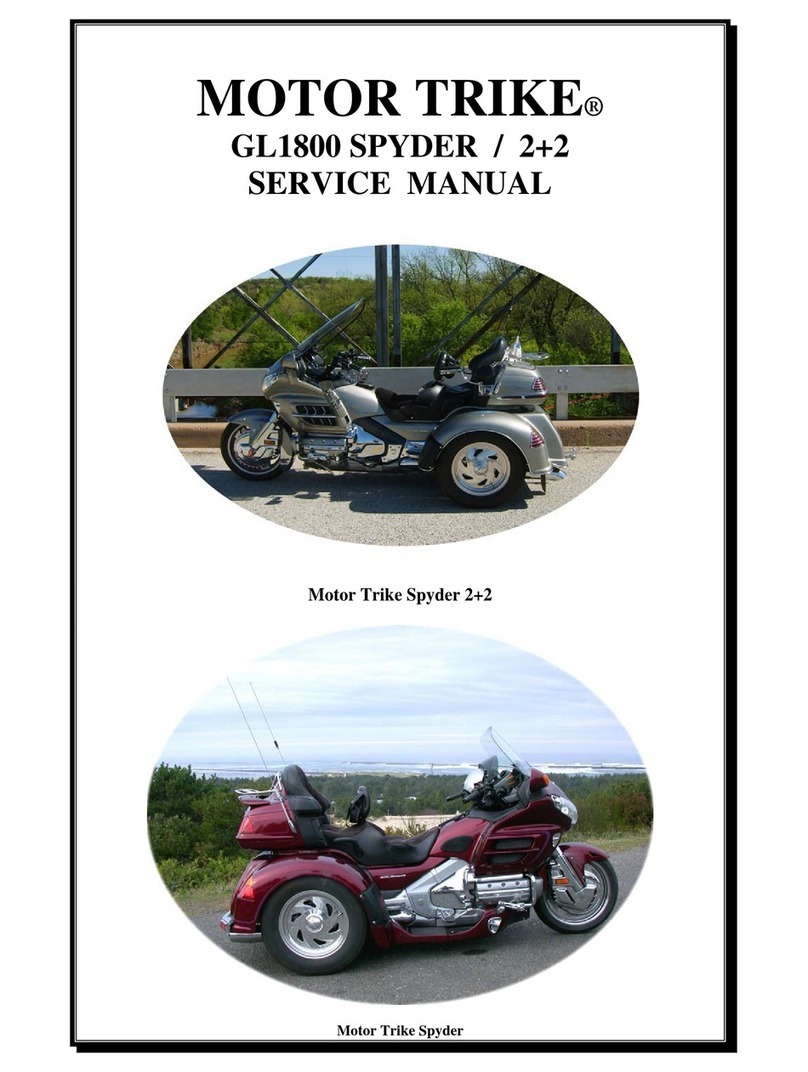 Motor Trike GL1800 SPYDER / 2+2 Service manual