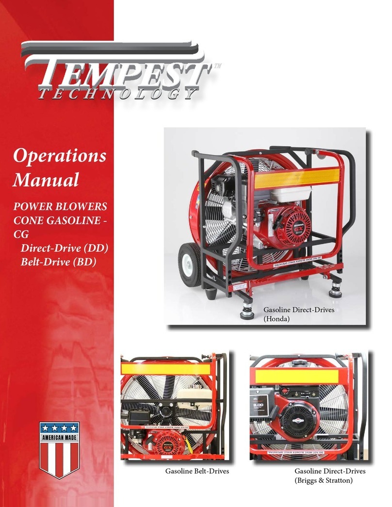 Tempest BD-21-H-6.5 User manual