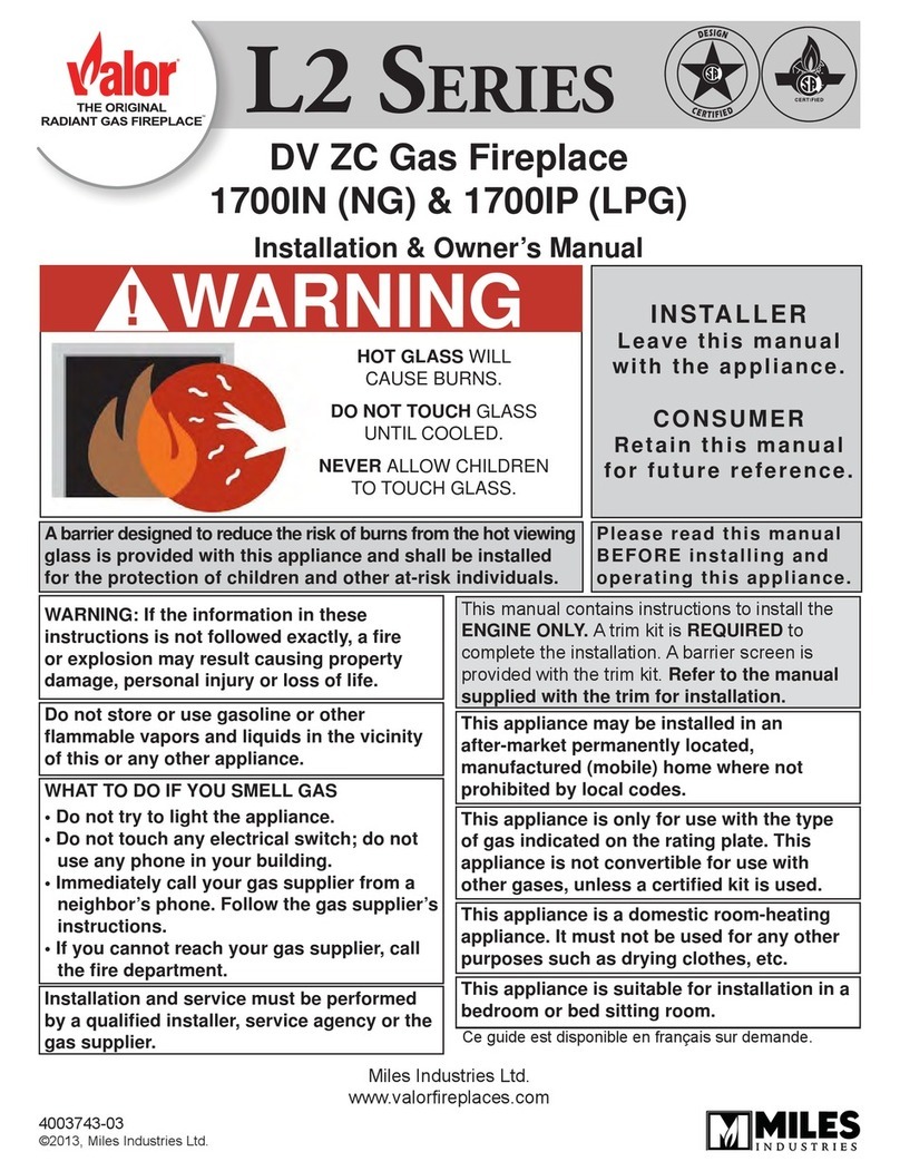 Valor 1700IN Operating instructions