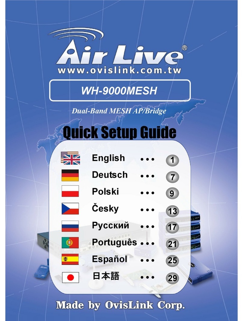 AirLive WH-9000MESH Quick setup guide AirLive WH-9000MESH Quick setup guide