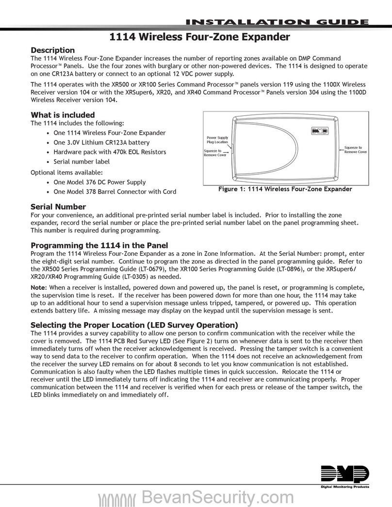 DMP Electronics 1114 User manual