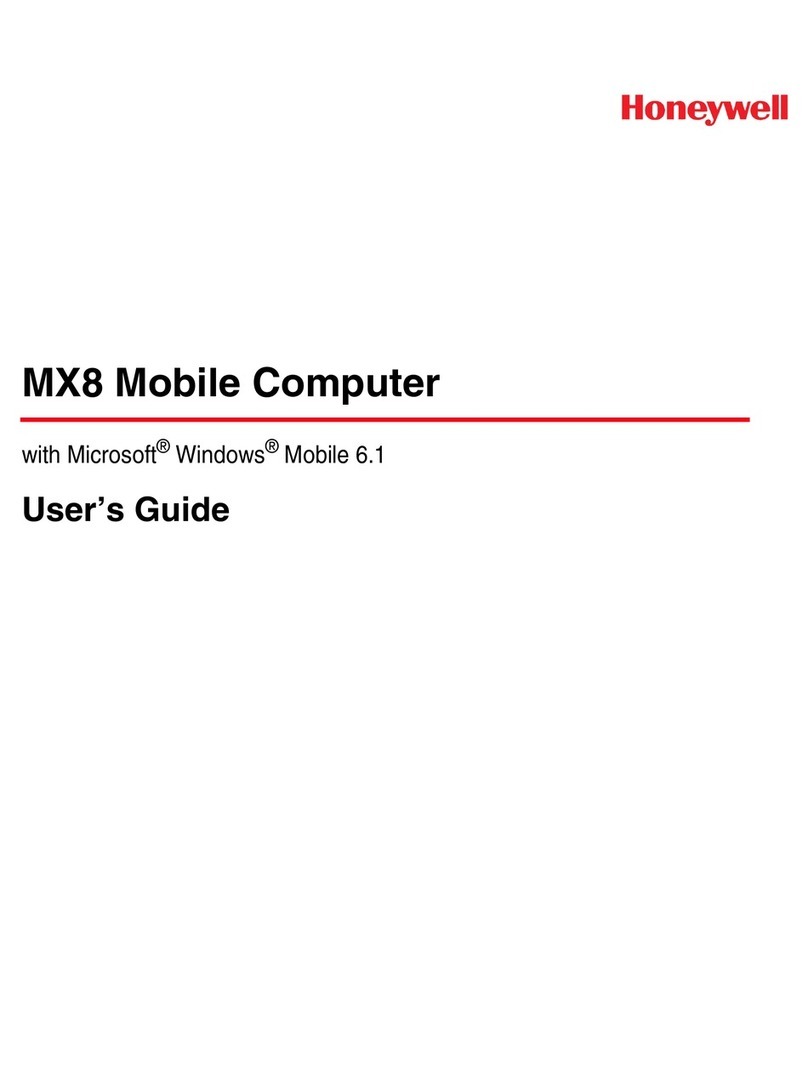 Honeywell MX8 User manual Honeywell MX8 User manual