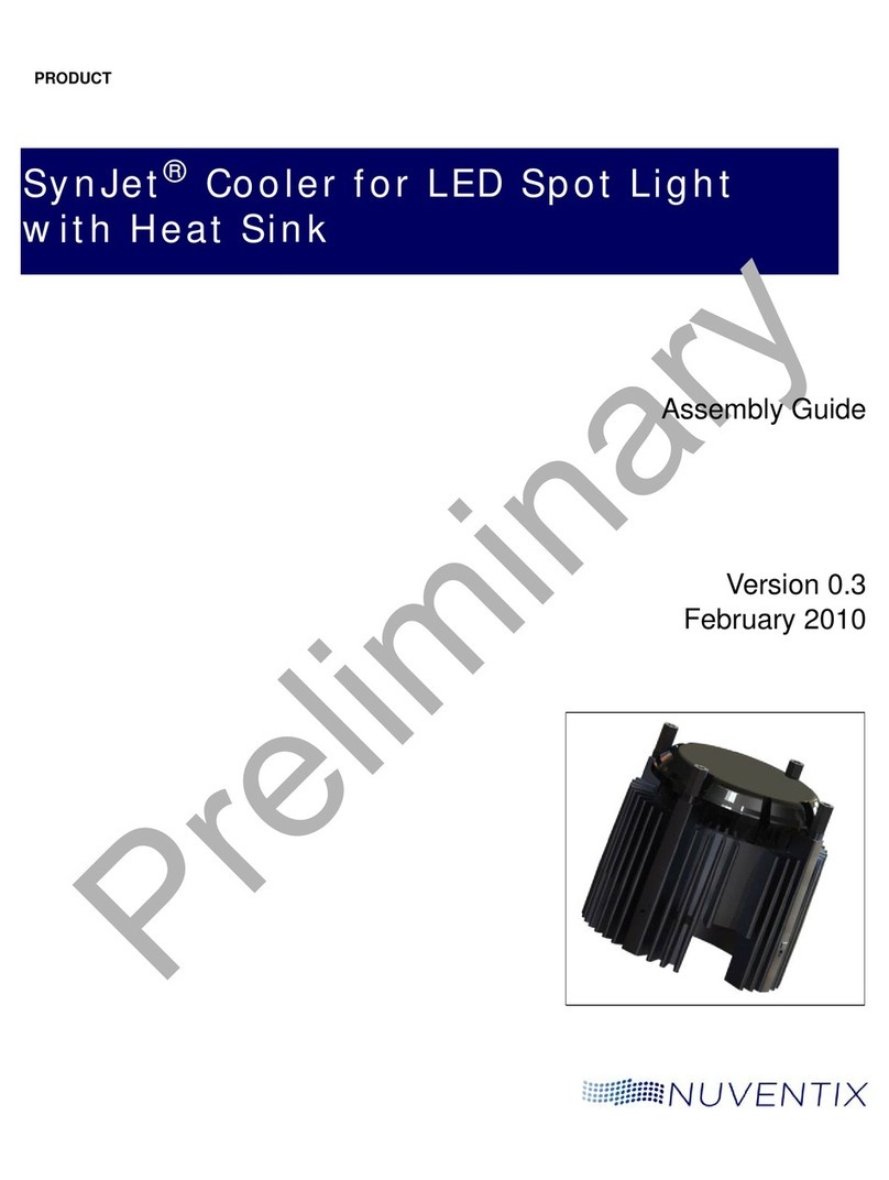 Nuventix SynJet Assembly guide