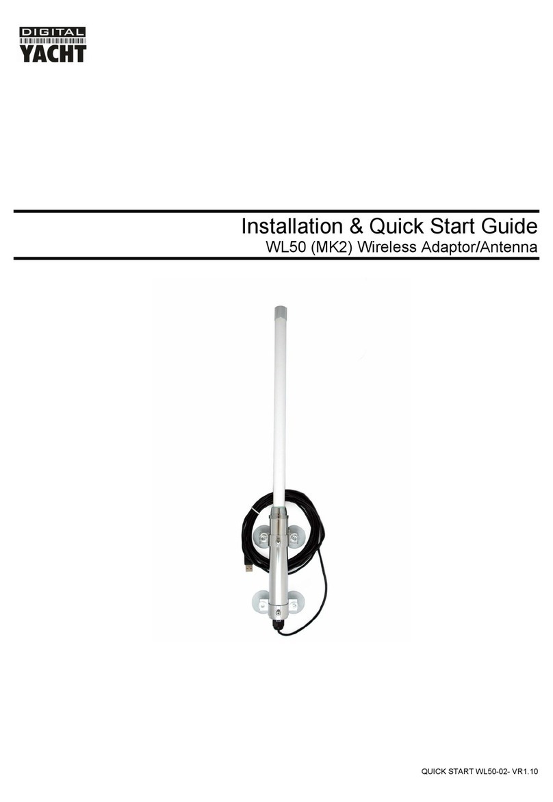 DIGITAL YACHT WL50 Installation & quick start guide