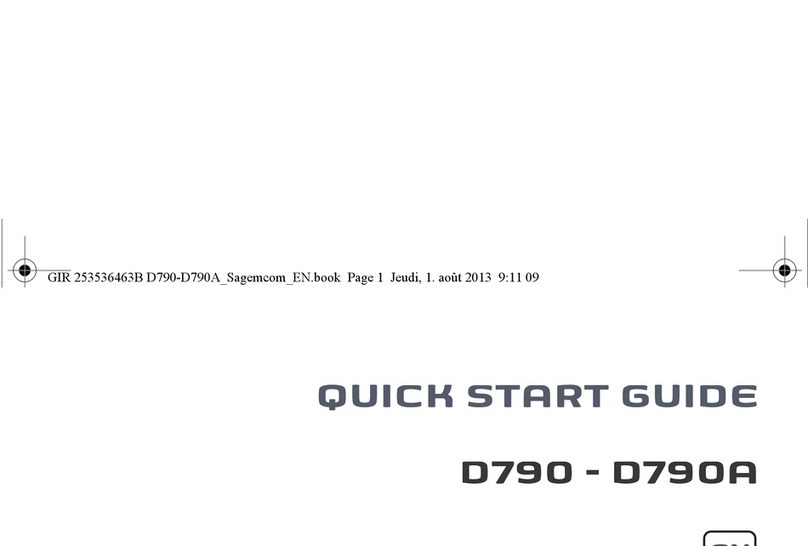 SAGEMCOM D790 User manual SAGEMCOM D790 User manual