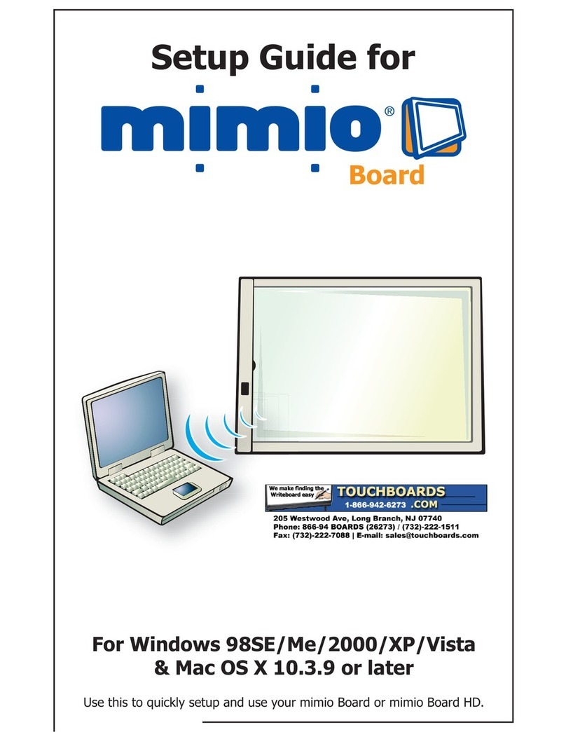 Mimio Board Setup guide
