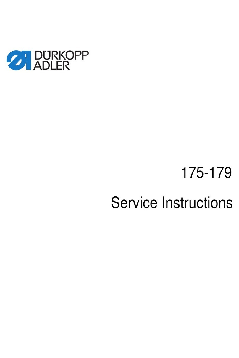 DURKOPPP ADLER 175 Service instructions
