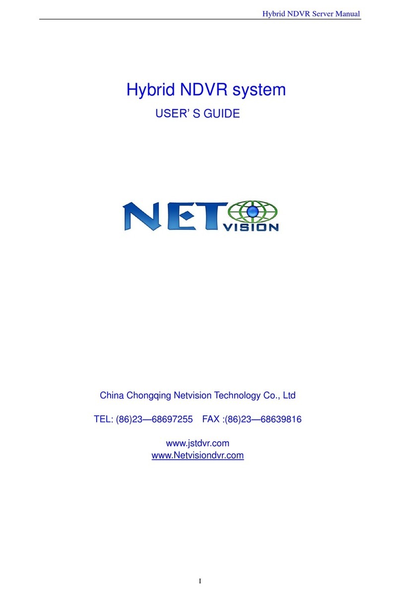 Netvision Hybrid NDVR System user guide
