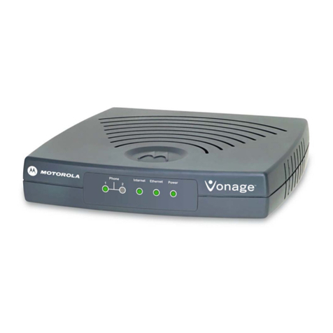 Motorola Vonage VT2142 quick start guide