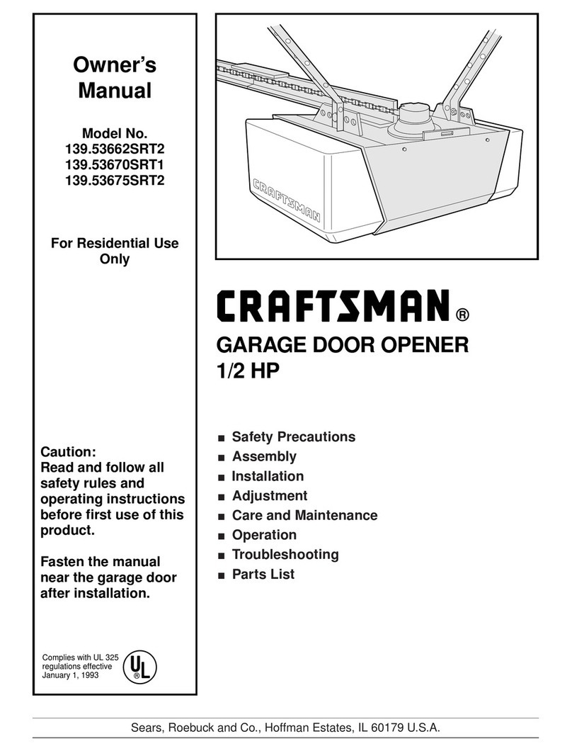Craftsman 139.53662SRT2 owner's manual Craftsman 139.53662SRT2 owner's manual