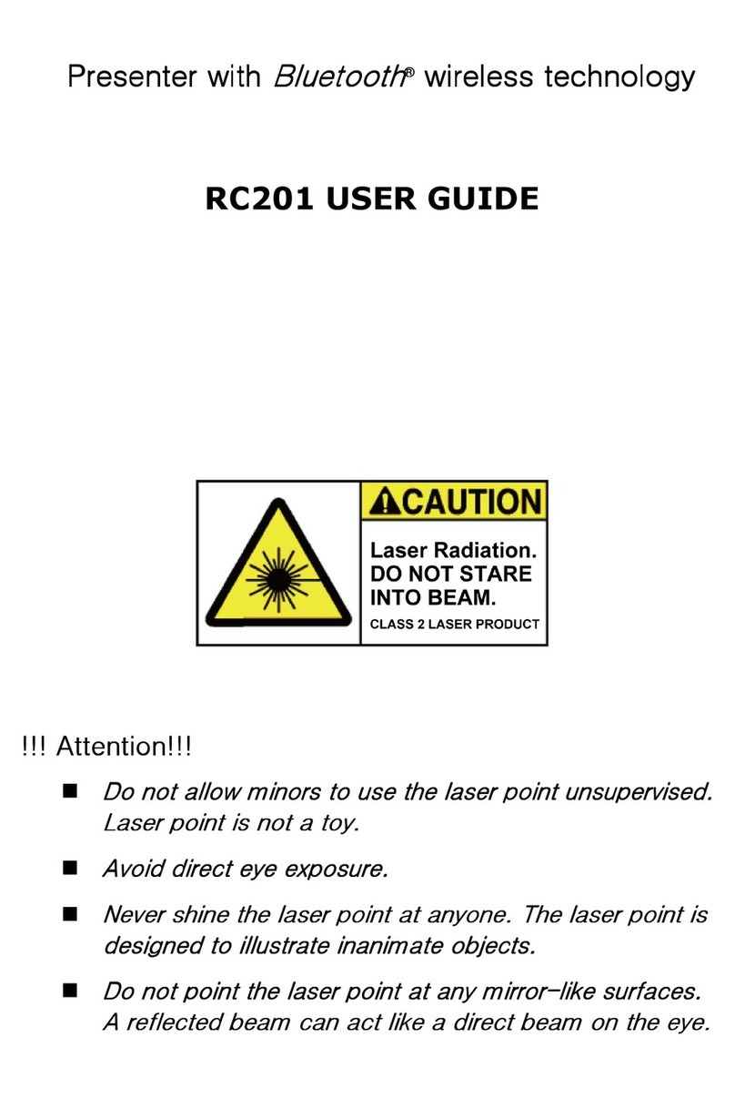 Aim RC201 User manual