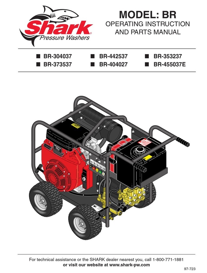Shark BR-304037 Operating instructions and parts manual