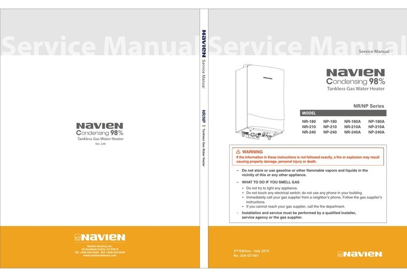 Navien NP-180 Service manual