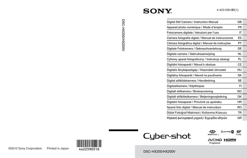 Sony Cyber-shot DSC-HX200 User manual