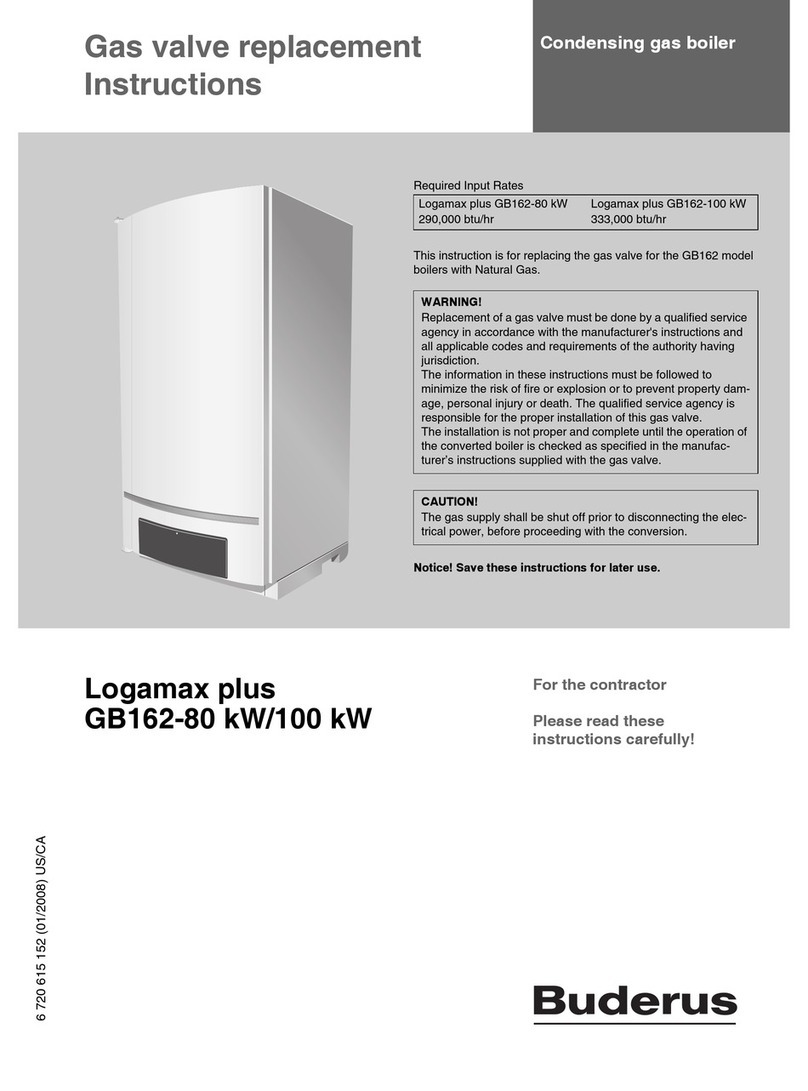 Buderus Logamax plus GB162-100 kW instructions