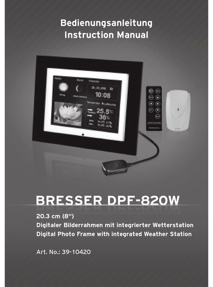 Bresser DPF-820W instruction manual