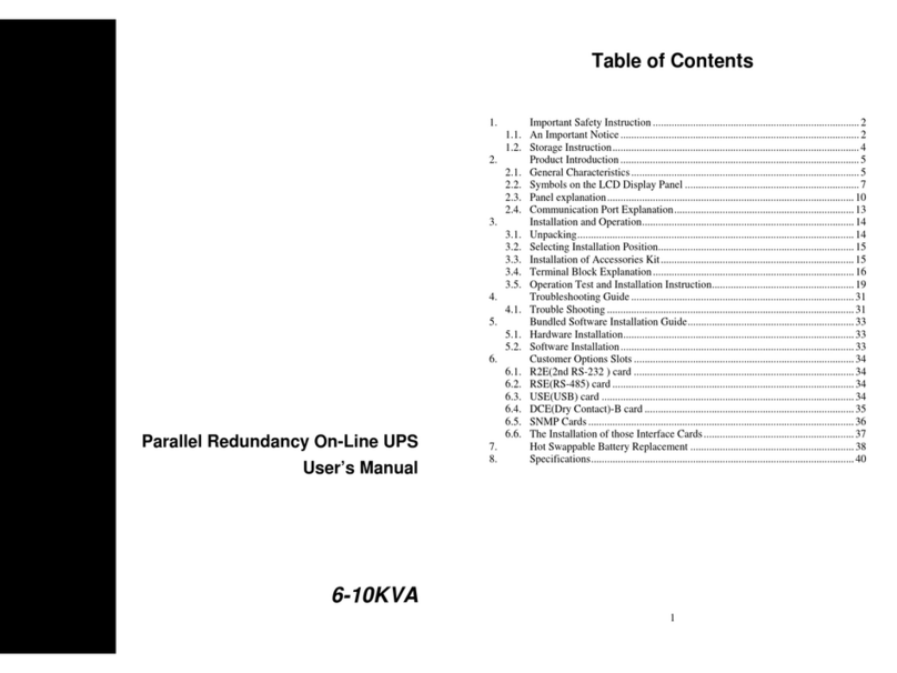 Orvaldi MSII RT 6-10KVA User manual