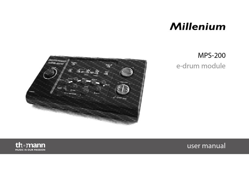 thomann Millenium MPS-200 user manual