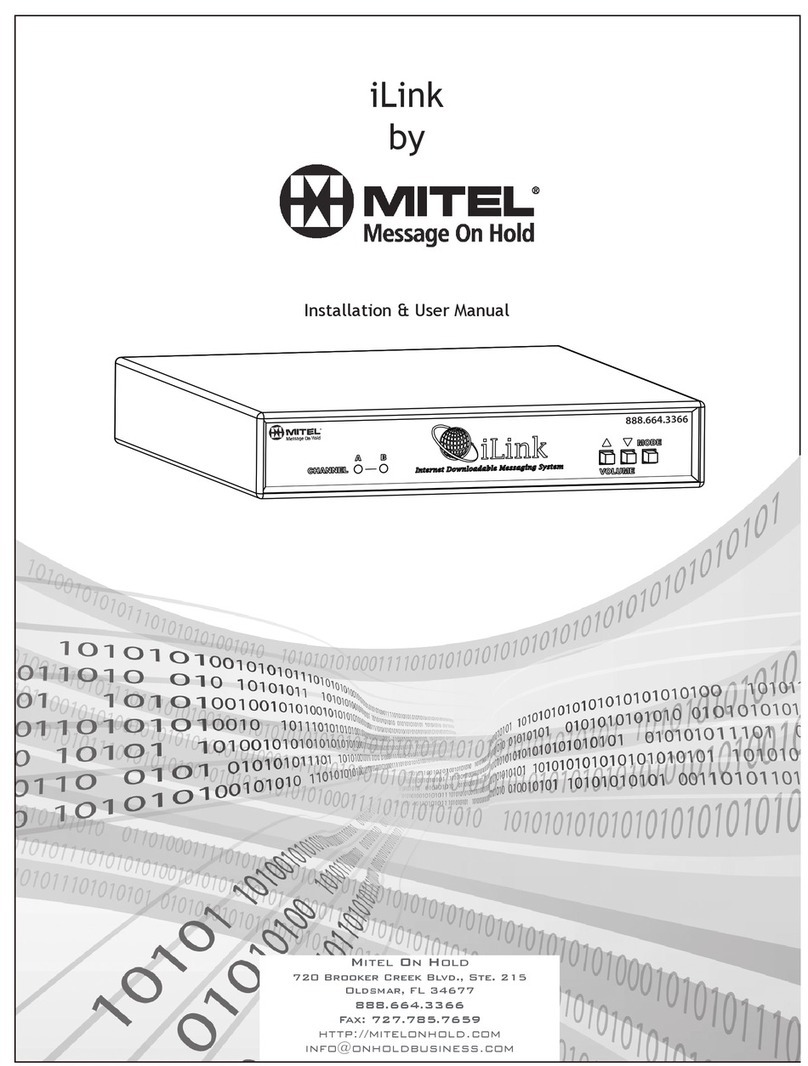 Mitel iLink Installation & user manual
