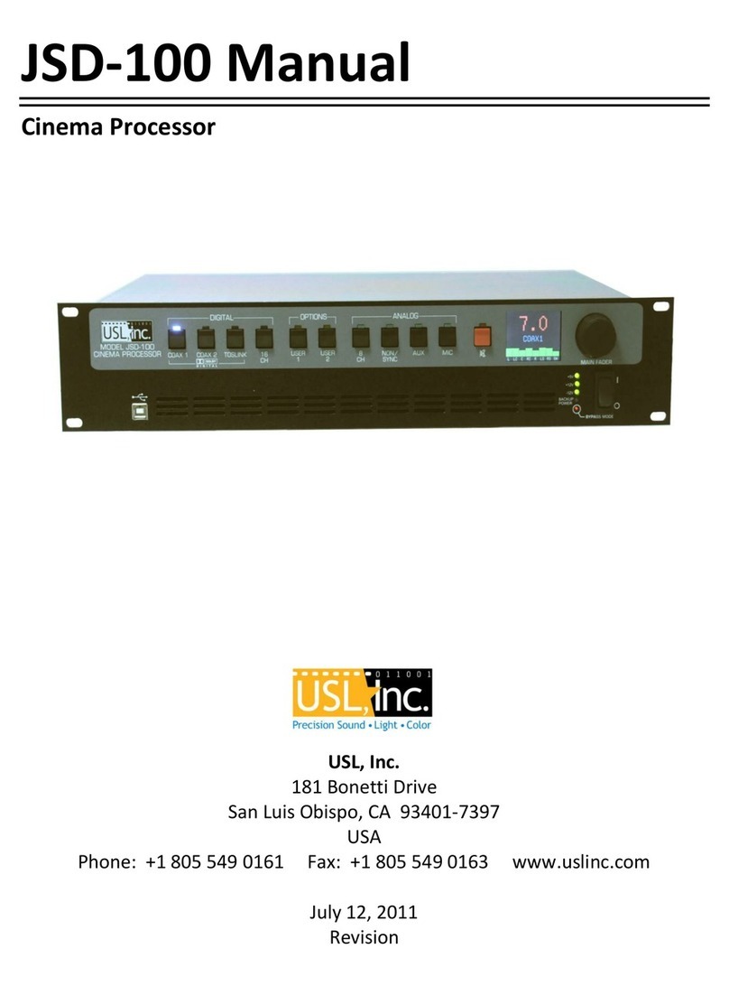 Usl JSD-100 User manual