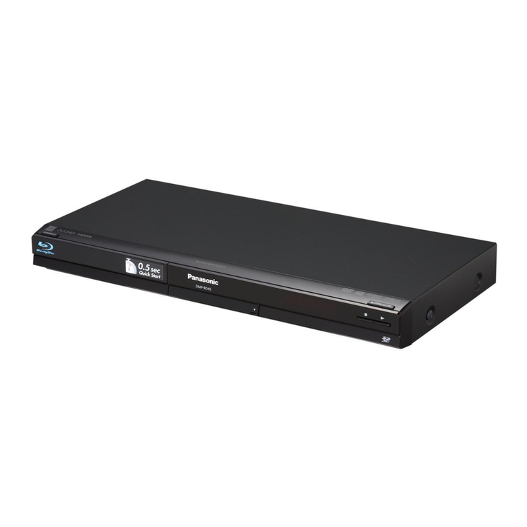 Panasonic DMP-BD45P User manual