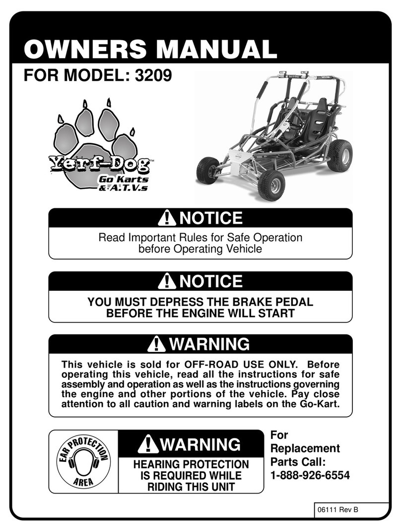 Yerf-Dog 3209 owner's manual