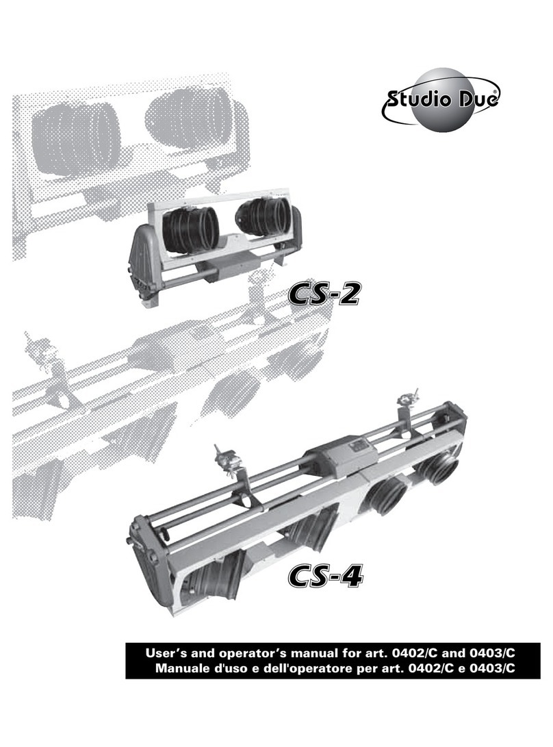 STUDIODUE CS-2 Operator's manual