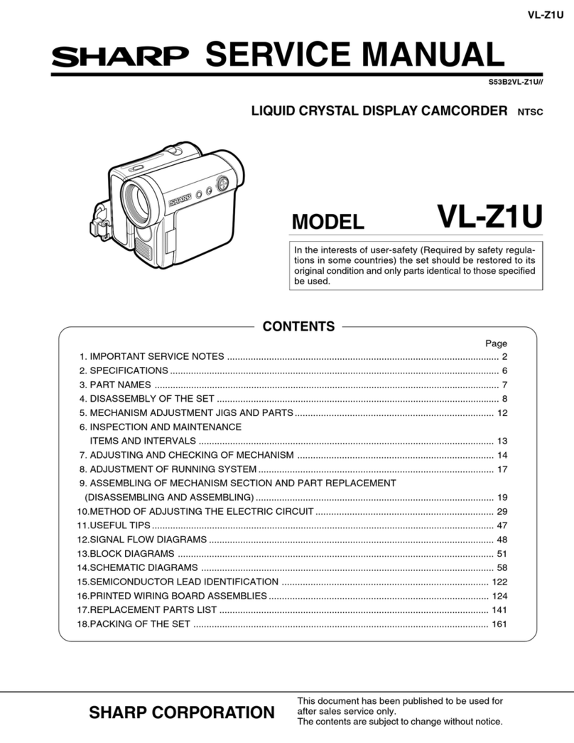 Sharp Viewcam VL-Z1U User manual