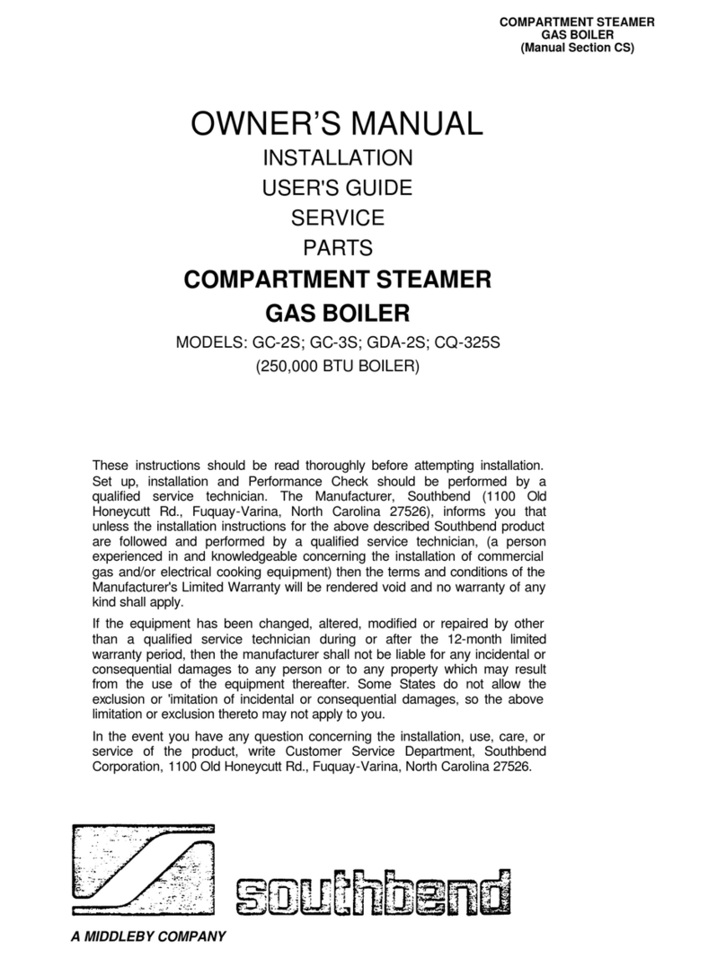 Southbend GC-2S User manual