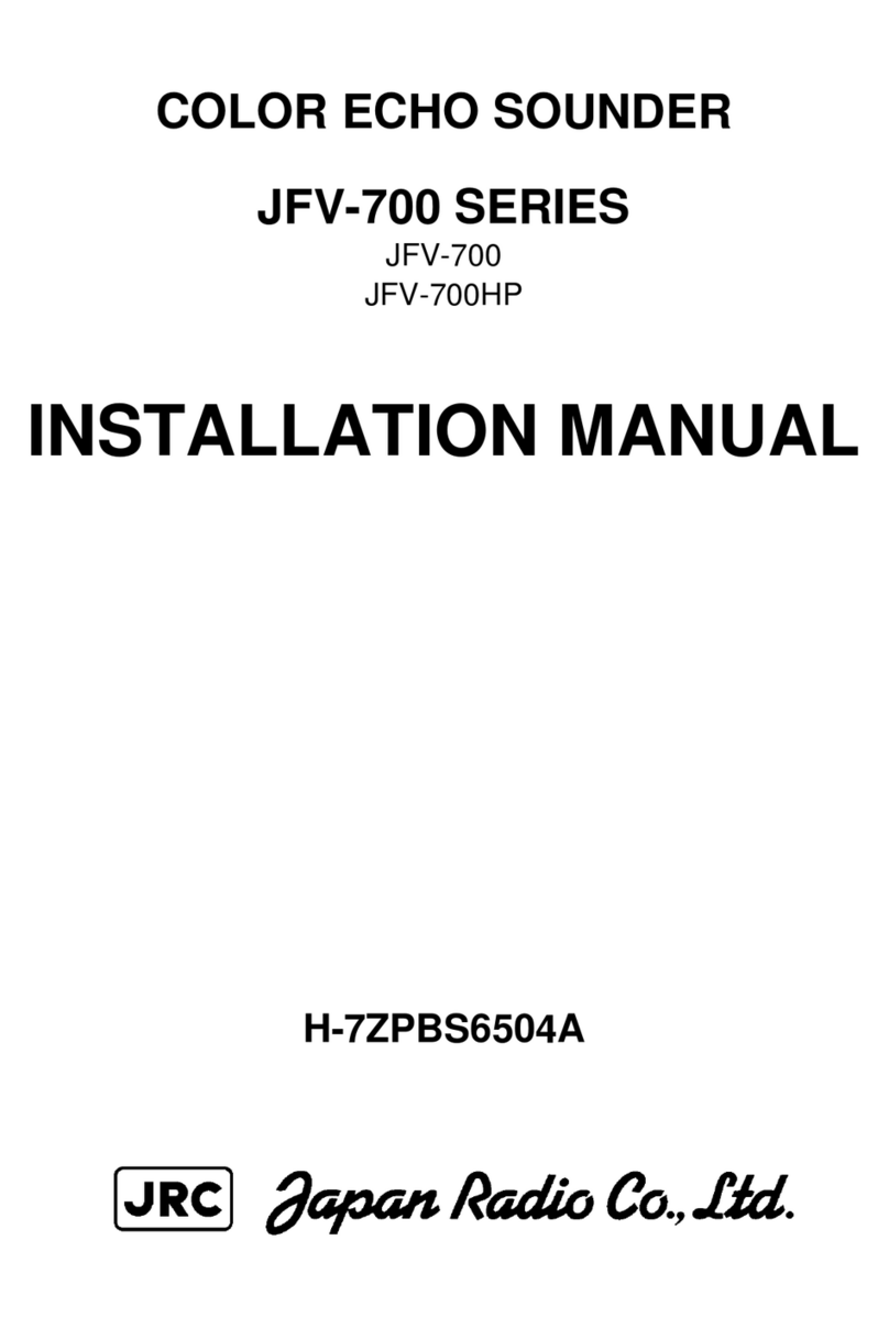 JRC JFV-700 Series installation manual