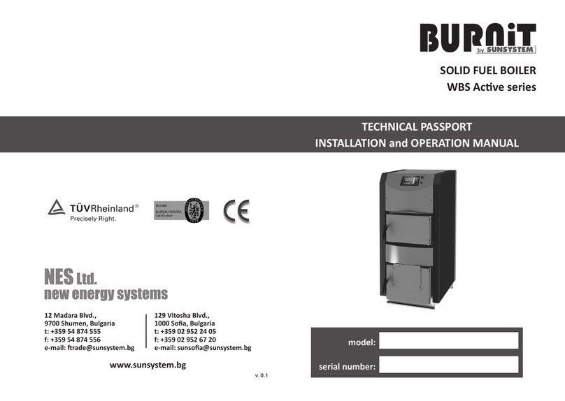 Sunsystem WBS Active seried Installation and operation manual