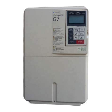 YASKAWA Varispeed CIMR-G7A User manual YASKAWA Varispeed CIMR-G7A User manual