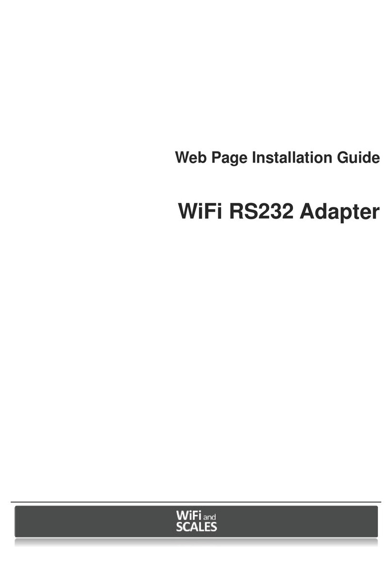 WiFi and scales RS232 installation guide