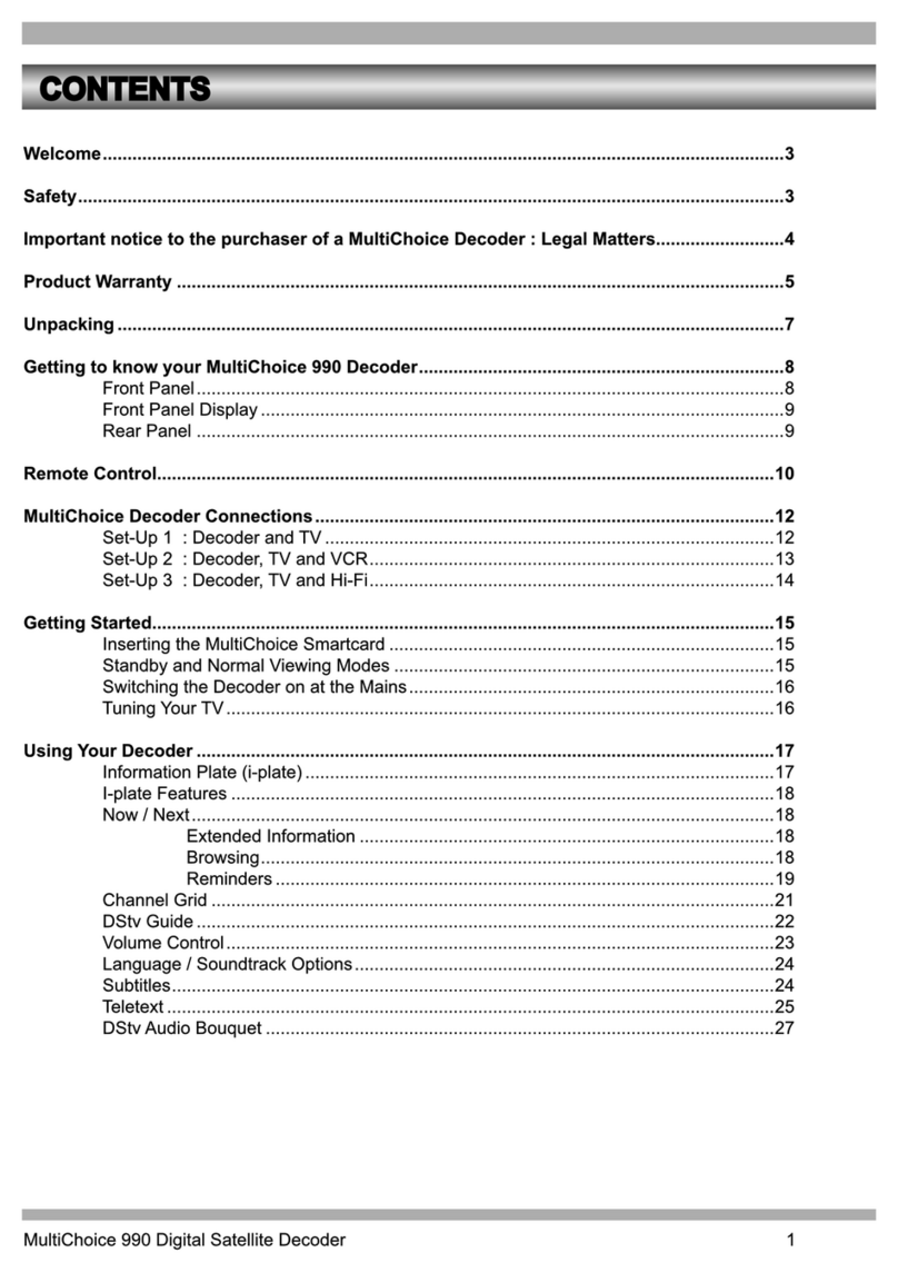 MultiChoice 990 user guide