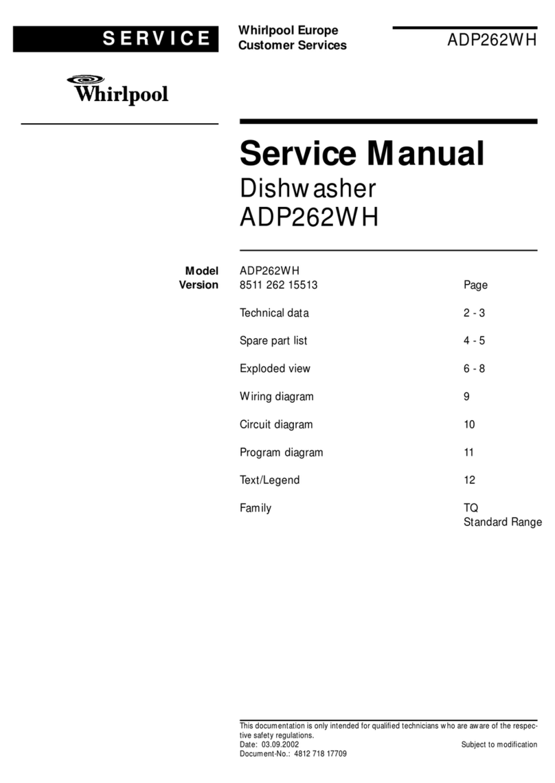 Whirlpool ADP262WH Service manual