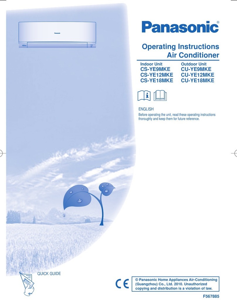 Panasonic CS-YE9MKE User manual