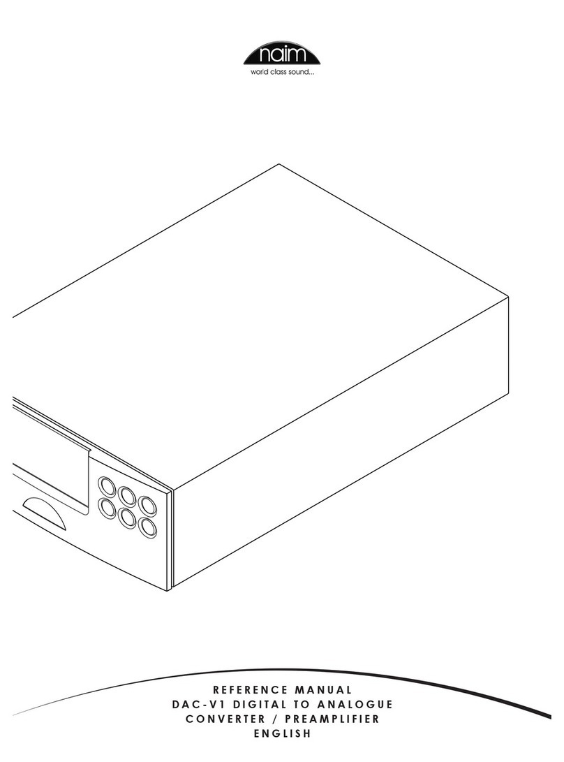 NAIM DAC-V1 Reference manual