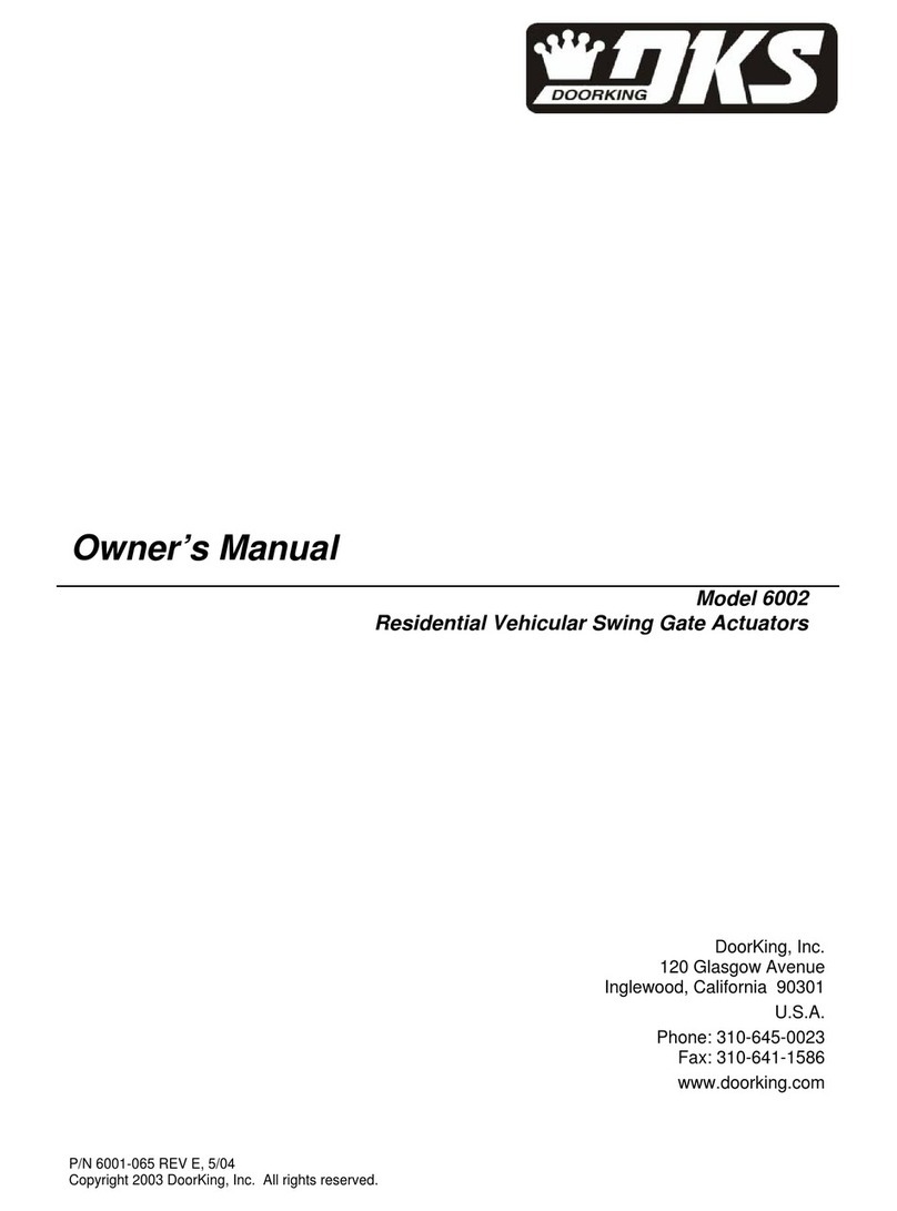 DKS 6002 User manual