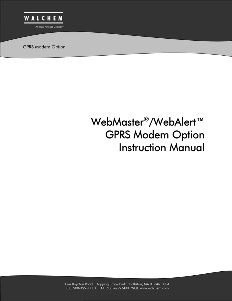 Walchem WebMaster instruction manual