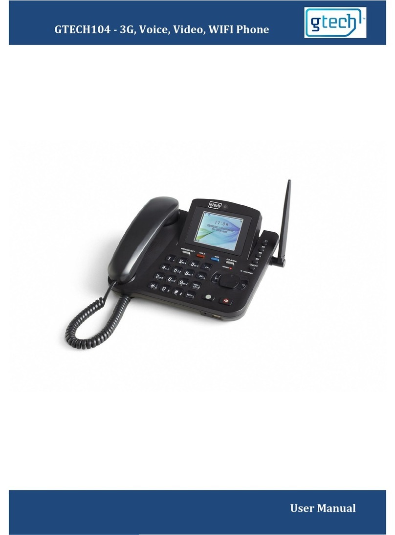 Gtech 104-3G user manual